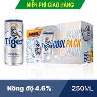 Thùng 24 lon bia Tiger Bạc 250ml