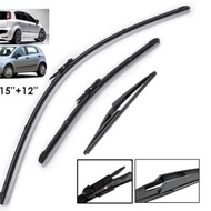 Suitable for Fiat G r a n d e P u t o 2 0 5-1 Windshield Wiper Front Rear Brush