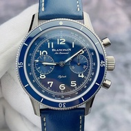 Blancpain blancpain Air Force Commander Series AC02 Blue Ceramic Ring Titanium Material Timing Function Automatic Mechanical Watch Male