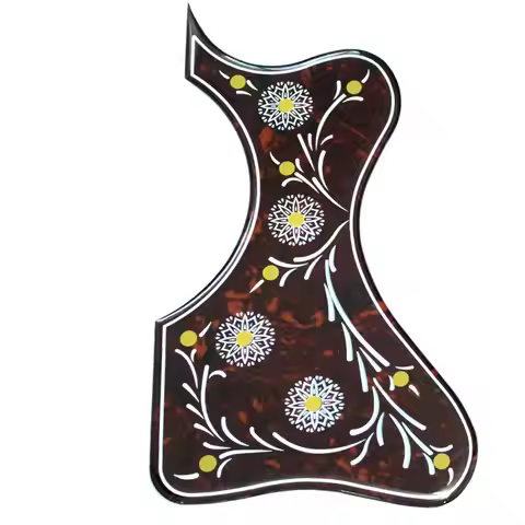 42"/43" acoustic guitar pickguard for J200 guitar,2mm thickness celluloid inlays Pick-guard,Golpeado