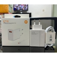 XIAOM Charger REDMI 67W TURBO Fast Charging/ | 67Watt Adapter + Type C Data Cable