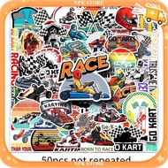 50 Types Of Stickers Sports racing GO-kart Cartoon GO kart