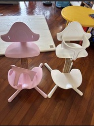 Nomi chair 兒童餐椅 (粉紅色/白色)