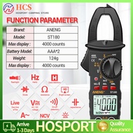 【HCS】ST180 4000 นับแคลมป์มิเตอร์กระแสดิจิตอล AC Ohm NCV เครื่องทดสอบมัลติมิเตอร์