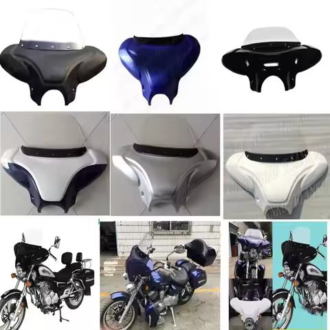Fairing Windshield for Kawasaki Vulcan VN650 900 1500 2000 Versys W400 W800 Chopper Cruisers Moto