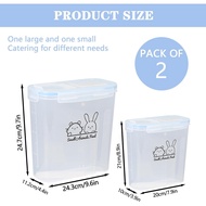 Pet Food Storage Containers,Airtight Small Animals Food Container,Cat Food Storage Container,Jars Di