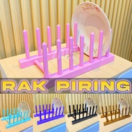 AESTHETIC DISH RACKS IN VARIOUS COLORS AND SIZES RAK PINGGAN MANGKUK RAK DAPUR RAK PINGGAN