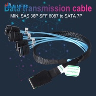 Internal Mini SAS SFF-8087 36-Pin to 4 SATA 7-Pin Forward Breakout Cable