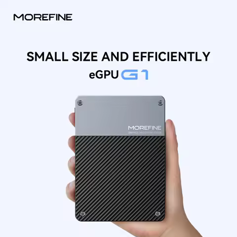 MOREFINE 2025 NEW Mini Pc GPU G1 AI RTX 4080M Super Graphics Card 12GB GDDR6 Thunderbolt3 TypeC Exte