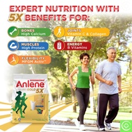 Anlene Gold 5x Nutrients Plain Low Fat Powdered Milk No Added Sugar 300g 990g 2x Flexibility Improve