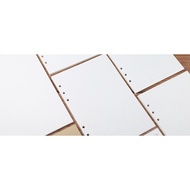 Loose Leaf Refill Binder Paper B5 A5 A6 Dotted Lines CheckeredPOLOS