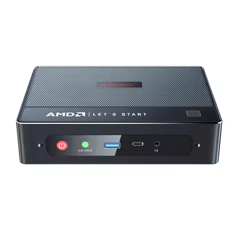 Beelink GTR5 Mini PC AMD 5900HX 32/64GB DDR4 500GB/1TB SSD Fingerprint Unlock Dual MIC HD-MI*2 4K 60