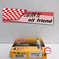 Oil Friends 1 Piece NGK ZFR6FGP Platinum Spark Plug ACCORD K11 K9 K7 CRV CIVIC