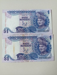 (4pcs)  (2 pcs) Running number  Duit Lama Malaysia Rm1 Siri 6