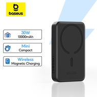 【48 hour shipped】Baseus 30W Mini Magnetic Power Bank 10000mAh Magnetic Wireless Fast Charge with Aut