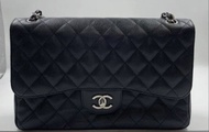 Chanel Caviar Classic Flap CF 25 Medium Bag 香奈兒 荔枝皮 口蓋 翻蓋 袋 包 中號