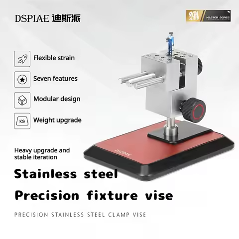 DSPIAE AT-TVA AT-TVB Precision Stainless Steel Clamp Vise for Gundam Scale Model Building Tools Dire