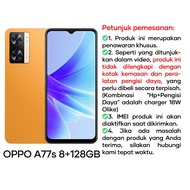 OPPO A77s 8/128GB RAM 8GB+5GB Extendedoppo a77s second original hp oppo a77s hp oppo terbaru 2024 promo