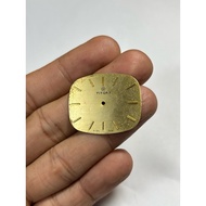Original Swiss Made Vintage Titoni Dial – Titoni Gold Cushion Watch Plate, Old-School Watch Spare Pa