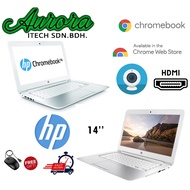 ( HP 14'' Chromebook Support Chrome Web Store ) HP Chromebook 14 - SMB with Wifi & Webcam / 4GB RAM 