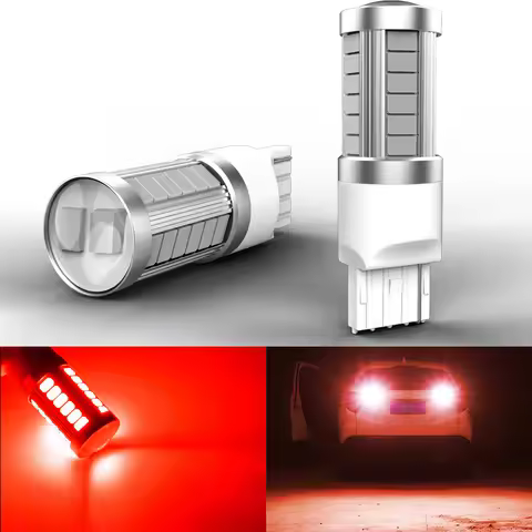2pcs T20 7440 W21W WY21W Led Car Lights Auto Car Light 33SMD 5630 Chips Brake Light For Mazda CX5 2 