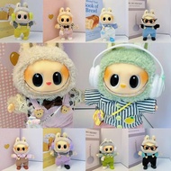 labubu labubu衣服 labubu clothes POPMART Front labubu Vinyl Baby Clothes labubu.Clothes Cool Overalls