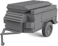 XJT76029 1/76 OO Scale Miniature Factory Building Military Car Railroad Track Accessory Props Dioram