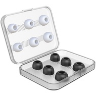 Ear Tips Replacement Silicon Ear Buds Tips with Portable Storage Box for Pro 12 Pieces
