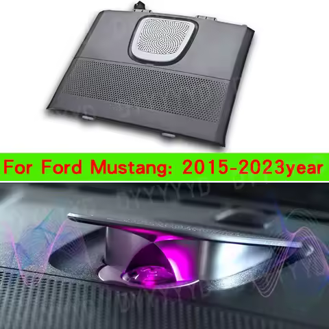 For Ford Mustang Lifting Center Audio Dashboard Tweeter Speakers Ambient Lighting Interior Modificat