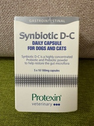 (全新未開封，行貨，2027年10月到期，不議價）Protexin Synbiotic D-C 益生菌特效口服膠囊（貓狗適用）50粒