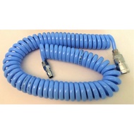 STAR PNEUMATIC 1/4" ALPHA URETHRA COIL HOSE C/W AIR COUPLING 7.5Meters