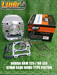 MTK HONDA XRM 125 / RS 125 57MM SEMI DOME TYPE PISTON CYLINDER BLOCK SET