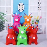 Children's Riding Toys Rubber Horse/ Rubber Horse Toys Rocking Horse Animal Jumping Horse Riding Toy