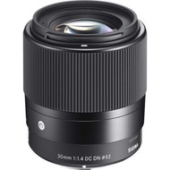 SIGMA - 30mm f/1.4 DC DN 鏡頭適用於 MFT (平行進口)