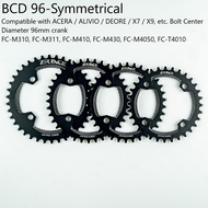 ZRACE Chainring BCD96สมมาตรChainwheels32T 34ครั้ง36ครั้ง38ครั้งAL7075 CNCสำหรับMTBสำหรับMT200 ACERA 