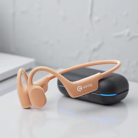 Sanag A30S Pro Air Conduction Wireless Bluetooth 5.3 Earphone Open Ear 360° Panoramic Sound Headphon