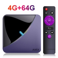 Salange A95X F3 Air II Smart TV Box Android11 Amlogic S905W2 RGB BT5.0 AV1 3D 2.4G&5G Wifi 4K HDR Me