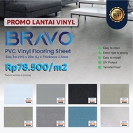 Vinyl Lantai Polos Warna Putih / Vinyl Lantai Meteran / Vinyl Lantai