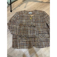 Goeun tweed blazer long sleeve blazer woman