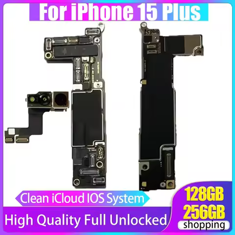 Unlock Authentic Motherboard Support iOS Update Plate For iPhone 15 Plus Clean iCloud Logic Board Fu