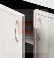 96mm stainless steel cabinet door knob handle kitchen drawer tombol pintu