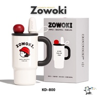 Zowoki KD-800 Temperature-Retaining Water Bottle Premium Grade Cold-Hot Storage Glass Capacity 800 m