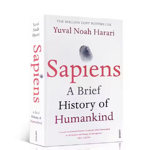 Sapiens: A Brief History of Humankind Yuval Noah Harari English Books Anthropological History Books 