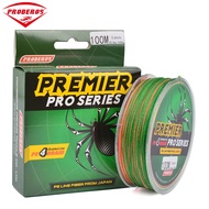 Dali Ma Multicolored Four Braided 100m PE Line Four Strands 100m Pe Wiring Fishing Line PE Strong Br