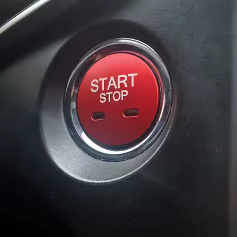 For MG GT MG5 2021-2022 2023 Car One Click Start Decorative Button Sticker Interior Replacement Part