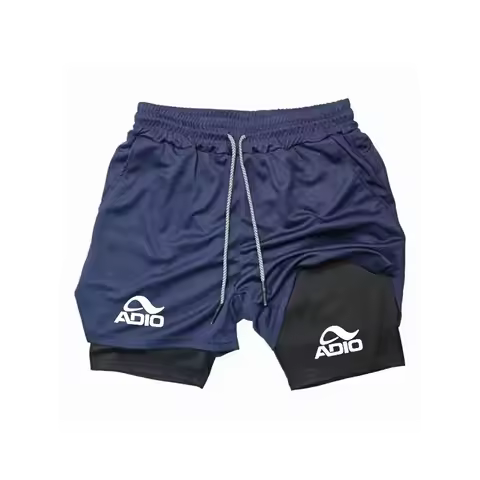 2026 Summer Sports Shorts 2-in-1 Gym Running Shorts Slow Running Casual Sportswear Fitness Double La