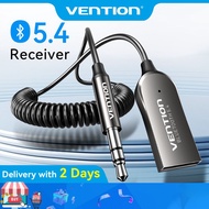 Vention Bluetooth Receiver 5.4 Adapter Hands-Free Bluetooth Car Kits AUX Audio 3.5mm Jack Stereo Mus