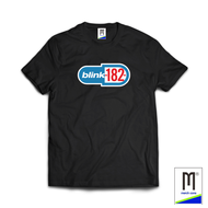 TSHIRT BAND PREMIUM BLINK 182 HITAM TAG MERCH CONS