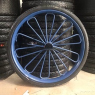 Handcart Solid Wheel Bucket Cart Solid Wheel Labor Cart Wheel Construction Site Dump Cart×Platform t