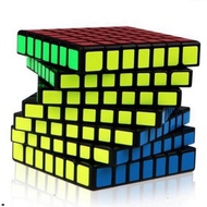 Rubik 7x7x7 Stickerless Qiyi MoYu MeiLong MFJS Rubik's Cube 7 Layers Black Border